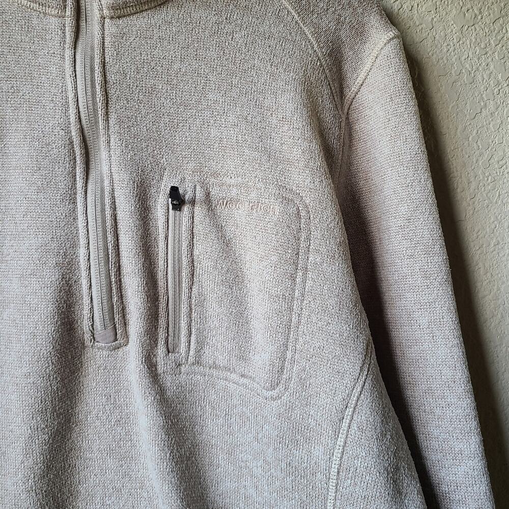 Woolrich Quater Zip Men's Pullover Sweater Size L - Picture 2 of 9
